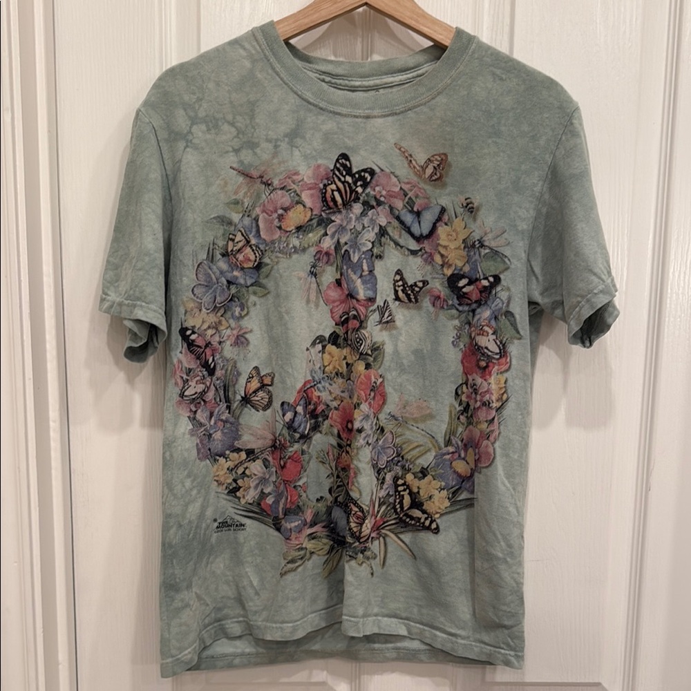 The Mountain 2011 butterfly peace t-shirt